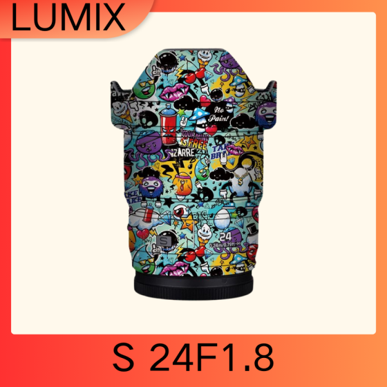 Lentes LUMIX S24F1.8  - Pele câmera, adesivo câmera - com alta resistência a arranhões, à prova d'água e com design elegante.